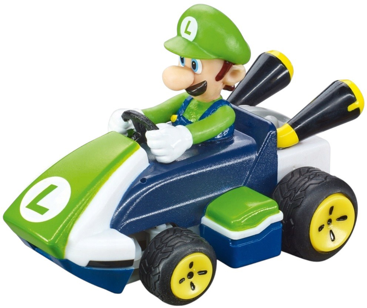 Гоночний трек Carrera 2.4 GHz Mario Kart Tabletop Racing Set - Mario and Luigi (370430015) (9003150148302) - зображення 3