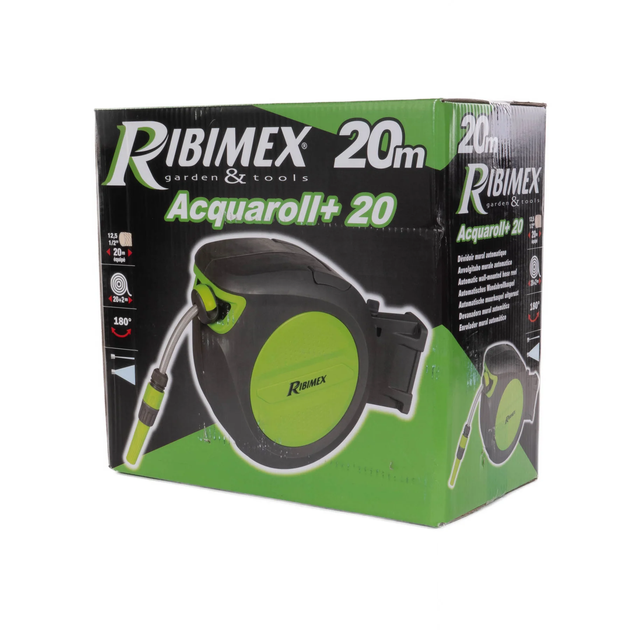 Wąż ogrodowy RIBIMEX PCV automatyczny zwijacz 20 m (3700194422462) - obraz 3