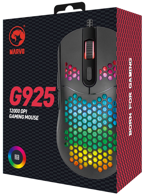 Миша Marvo G925 USB Black (6932391924402) - зображення 10