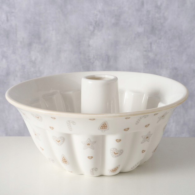 Forma do pieczenia babki Boltze Bakery ceramiczna 850 ml (4066076427420) - obraz 4
