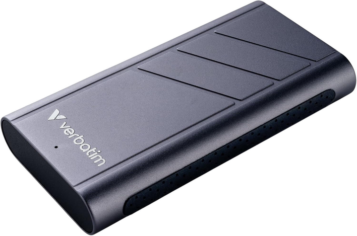 SSD dysk Verbatim TurboMetal 2TB USB-C USB4 Silver - obraz 3