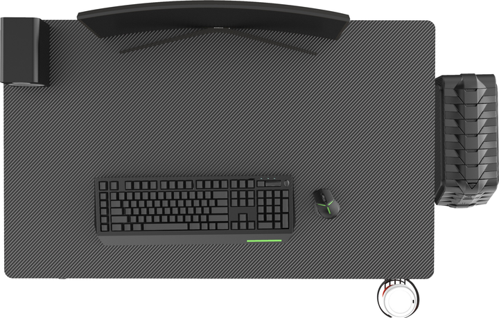 Ігровий стіл ULTRADESK Enter V2 Black (UDESK-EN-BK) - зображення 9