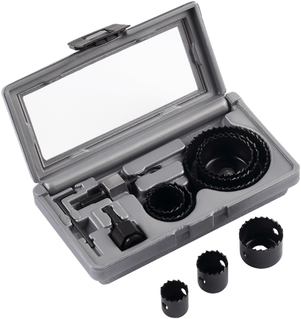 Набір пиляльних коронок Bosch HCS 22-68 мм 11 шт. (2607019450) - зображення 1