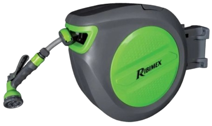 Садовий шланг RIBIMEX автоматичний змотувач 20 м (3700194423308) - зображення 1