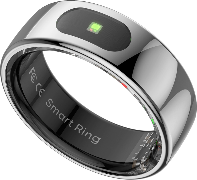 Smart pierścień Powerton PRO 22.4mm Silver (WPSR08-S13) - obraz 3