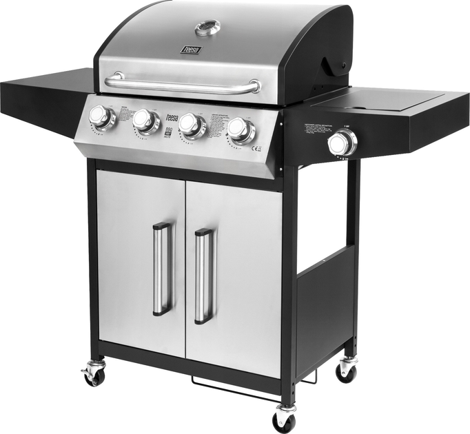 Grill gazowy ogrodowy Teesa BBQ 5007 MASTER 5 palników szafka na butlę 15kW TSA0251 (5901890118354) - obraz 1