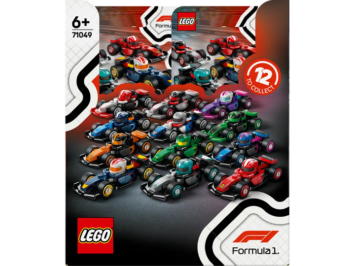 Minifigurka LEGO F1 Samochody 36 szt. pudełko (5702017916743) - obraz 3