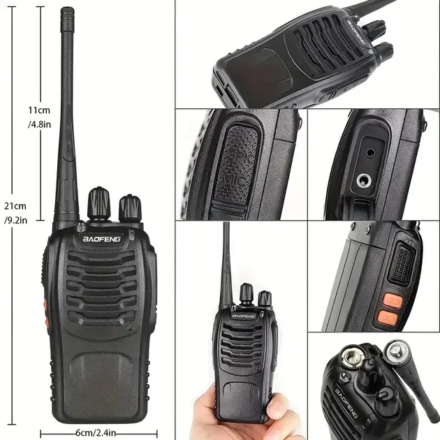 Набор из 2 раций BAOFENG BF-888S UHF 400–470 MHz - изображение 4