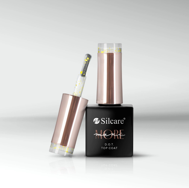 Гібридний топ Silcare ManiMore D.O.T Yellow 10 г (5902560557954) - зображення 3