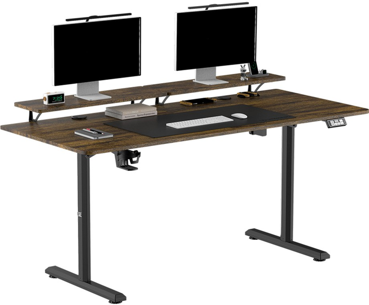 Biurko gamingowe ULTRADESK Highlander XXL Brown (UDESK-HGXL-OD) - obraz 2