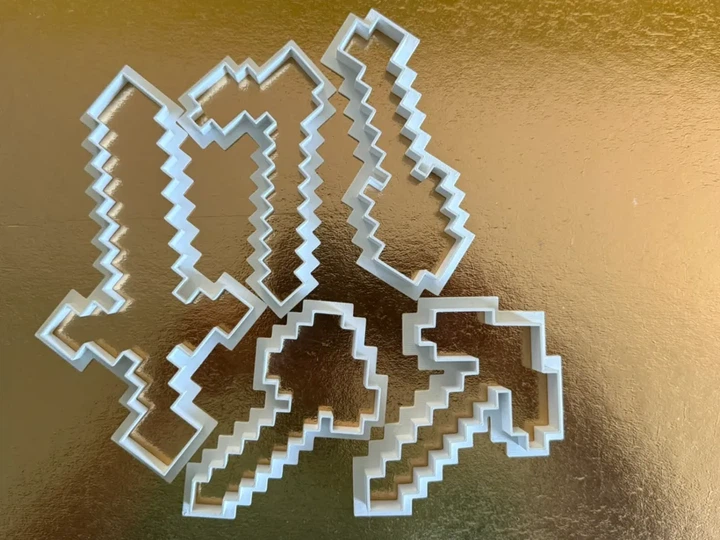 Набор форм для печенья Minecraft Cookie Cutter Set - Фото 1 Набор форм для печенья Minecraft Cookie Cutter Set - изображение 1
