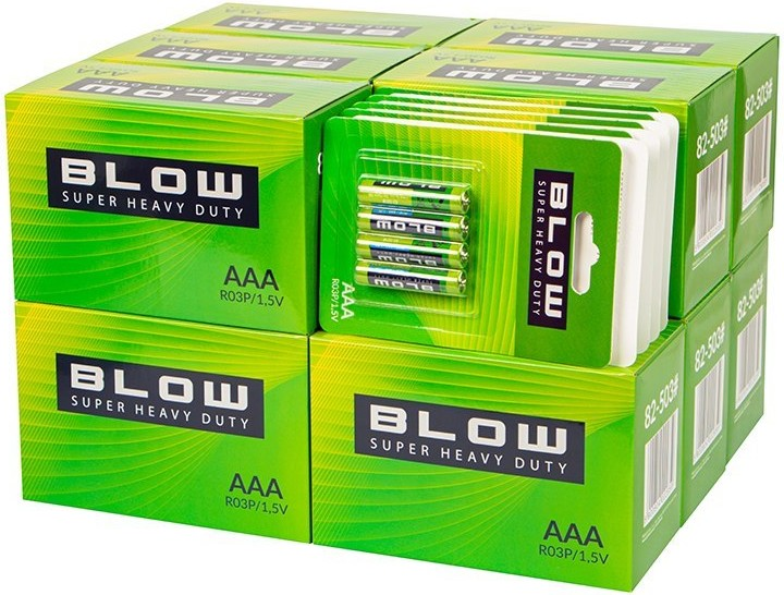 Baterie solankowe Blow LR03 SuperHeavy Duty 480 szt (5900804150978) - obraz 1