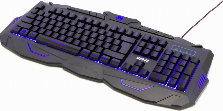 Zestaw przewodowy Marvo KM400 Black (KM400+G1 CZ/SK) - obraz 7
