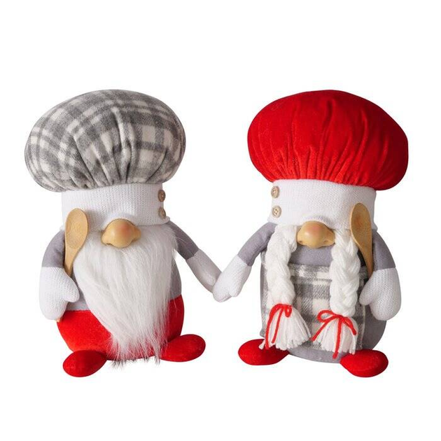 Фігурка кухаря Boltze COOKY текстильна червона 28 см (5902973444308) - зображення 3