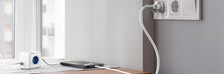 Розгалужувач мережі Cubenest PowerCube Extended USB A+C PD 20W Blue (PC420BL) - зображення 4