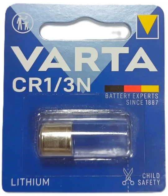 Батарейка в Вебасто VARTA Lithium 6131 CR1 3N 1BL - Фото 1 Батарейка в Вебасто VARTA Lithium 6131 CR1 3N 1BL - зображення 1
