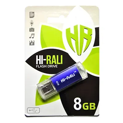 Флешка Hi-Rali 8GB Rocket синій - Фото 2 Флешка Hi-Rali 8GB Rocket синій - изображение 2