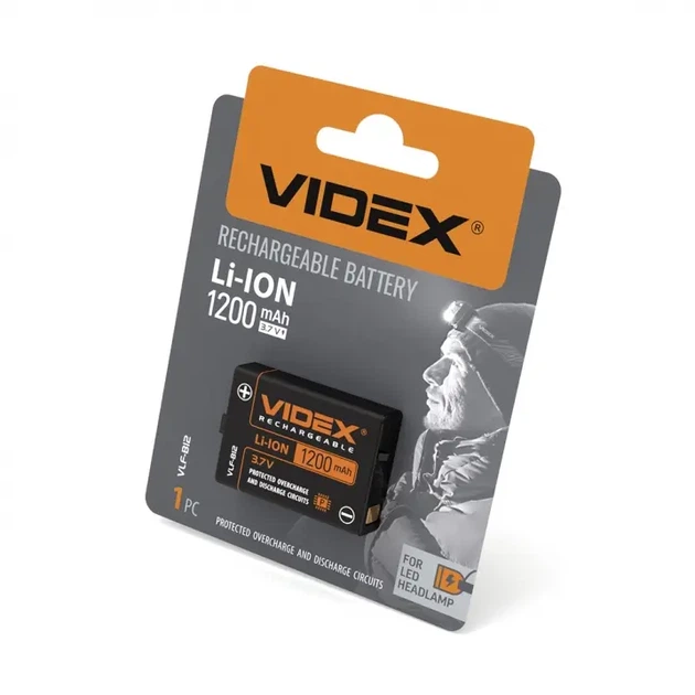 Акумулятор Літієвий Videx VLF-B12 1200mAh з платою захисту - зображення 2