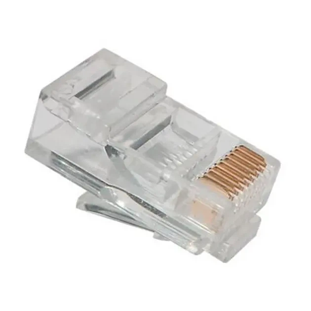 Конектор ATCOM RJ45 8p8c 100шт у пакеті білі 3796 - Фото 1 Конектор ATCOM RJ45 8p8c 100шт у пакеті білі 3796 - зображення 1