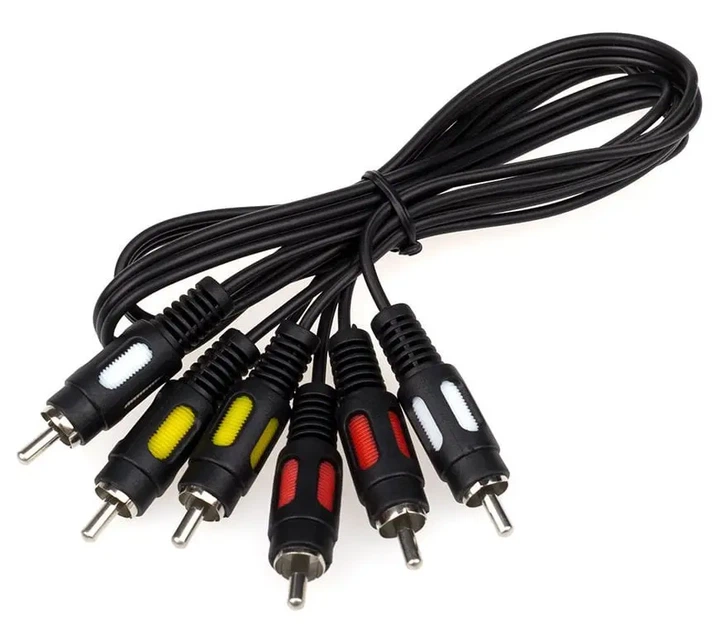 Кабель ATCOM 3RCA-3RCA 3.0m 10712 - Фото 1 Кабель ATCOM 3RCA-3RCA 3.0m 10712 - зображення 1