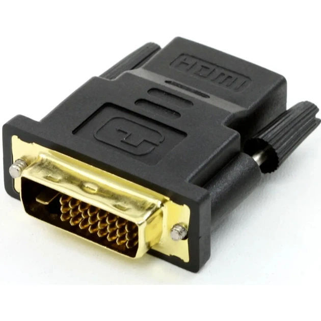 Перехідник ATCOM DVI male - HDMI female чорний 24pin 11208 - Фото 2 Перехідник ATCOM DVI male - HDMI female чорний 24pin 11208 - изображение 2