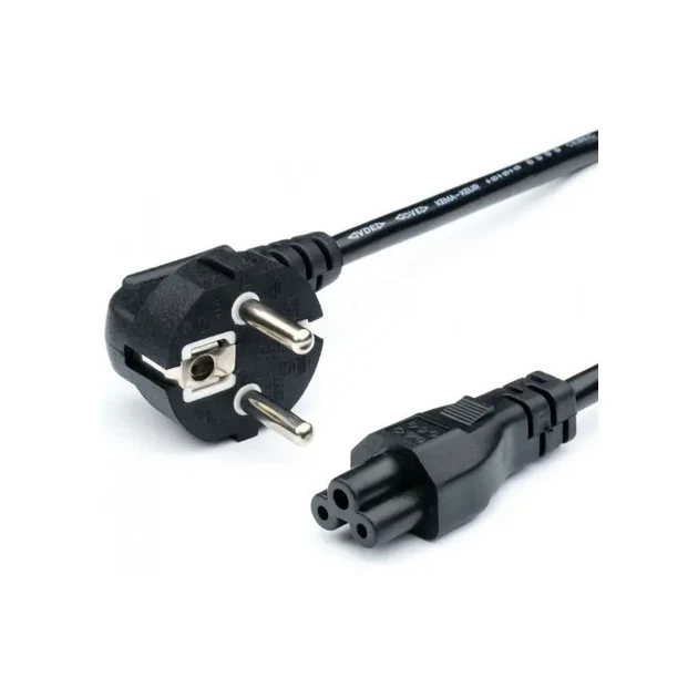 Кабель ATCOM IEC C5 (мікімаус) на євро вилку CEE 7/7 1.8m 10119 - Фото 2 Кабель ATCOM IEC C5 (мікімаус) на євро вилку CEE 7/7 1.8m 10119 - изображение 2