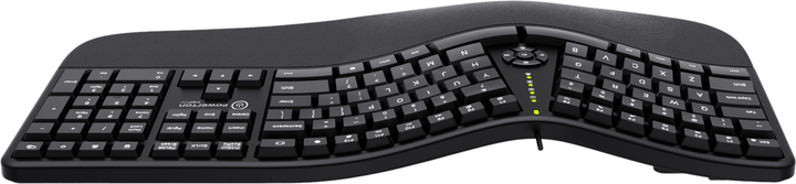 Klawiatura przewodowa Powerton LANA USB Black (WPK500E CZ/SK) - obraz 3