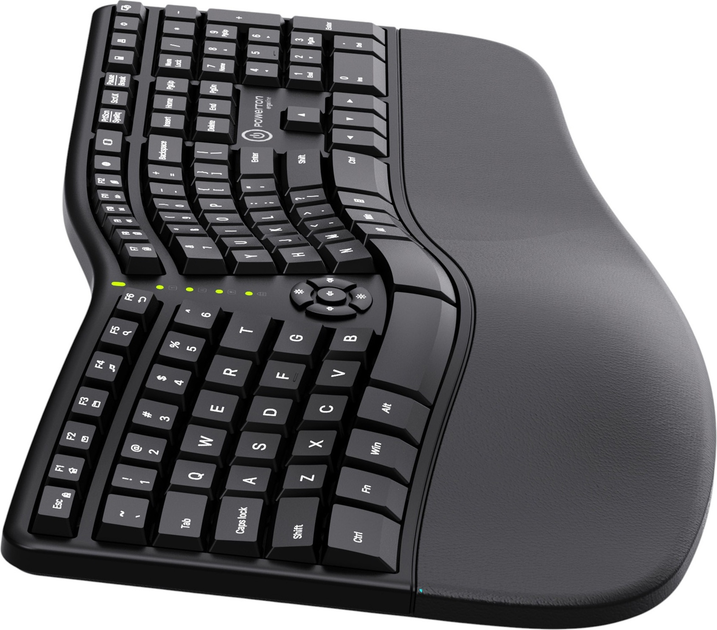 Klawiatura przewodowa Powerton LANA USB Black (WPK500E CZ/SK) - obraz 4