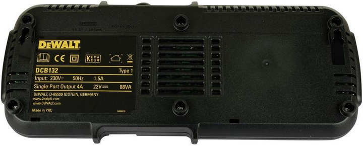 Зарядний пристрій DeWalt з 2 портами 18V XR (DCB132) - зображення 4