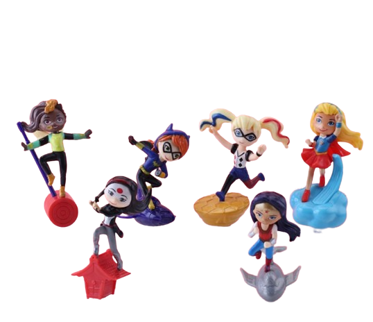 Набір фігурок Дівчата супергерої DC Super Hero Girls міні фігурки 6шт/набір 9 см - зображення 2