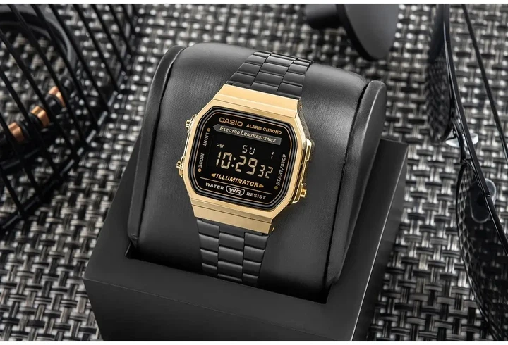 Чоловічий годинник Casio A168WEGB-1BEF - Фото 9 Чоловічий годинник Casio A168WEGB-1BEF - зображення 9