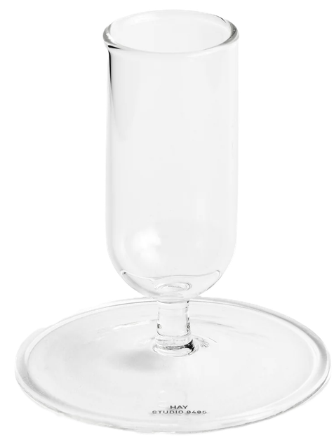Mini wazon na kwiaty HAY Tiny szklany, przezroczysty, wysokość 8.5 cm (5710441350286) - obraz 1