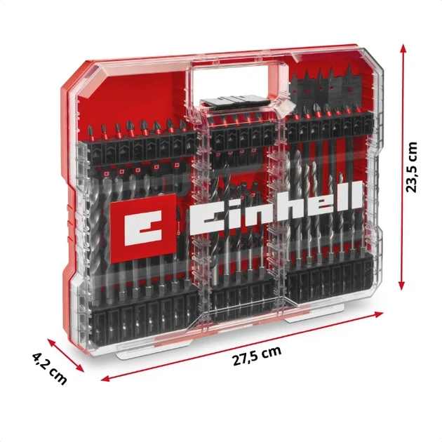 Набір ударних біт і свердел Einhell XL-BOX 95 шт (108798) - изображение 4
