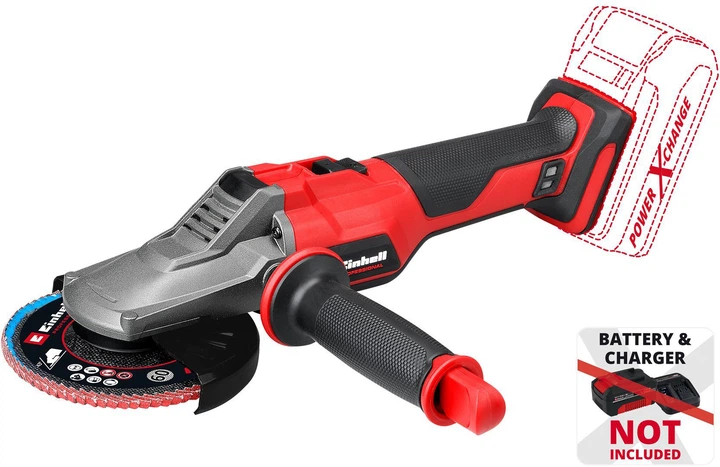 Кутова шліфмашина акумуляторна безщіткова Einhell Professional X-Change TP-AG 18/125 F Li BL - Solo (4431175) - Фото 1 Кутова шліфмашина акумуляторна безщіткова Einhell Professional X-Change TP-AG 18/125 F Li BL - Solo (4431175) - изображение 1