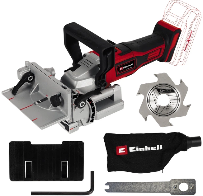 Фрезер ламельний акумуляторний Einhell X-Change TE-BJ 18 Li Solo (4350630) - Фото 7 Фрезер ламельний акумуляторний Einhell X-Change TE-BJ 18 Li Solo (4350630) - изображение 7