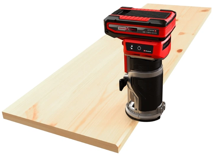 Фрезер кромковий акумуляторний безщітковий Einhell Professional X-Change TP-ET 18 Li BL - Solo (4350412) - изображение 5