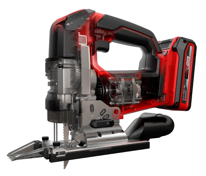 Лобзик акумуляторний безщітковий Einhell X-Change TP-JS 18/135 Li BL - Solo (4321260) - Фото 3 Лобзик акумуляторний безщітковий Einhell X-Change TP-JS 18/135 Li BL - Solo (4321260) - изображение 3