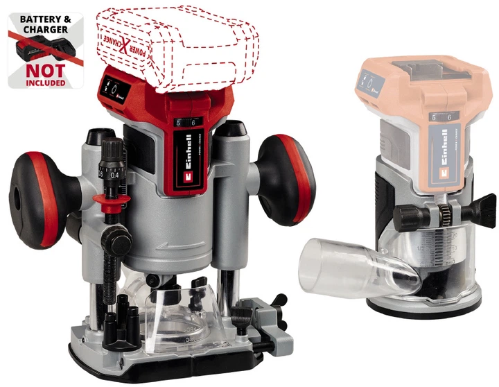 Фрезер акумуляторний безщітковий Einhell Professional TP-RO 18 Set Li BL - Solo (4350410) - изображение 6