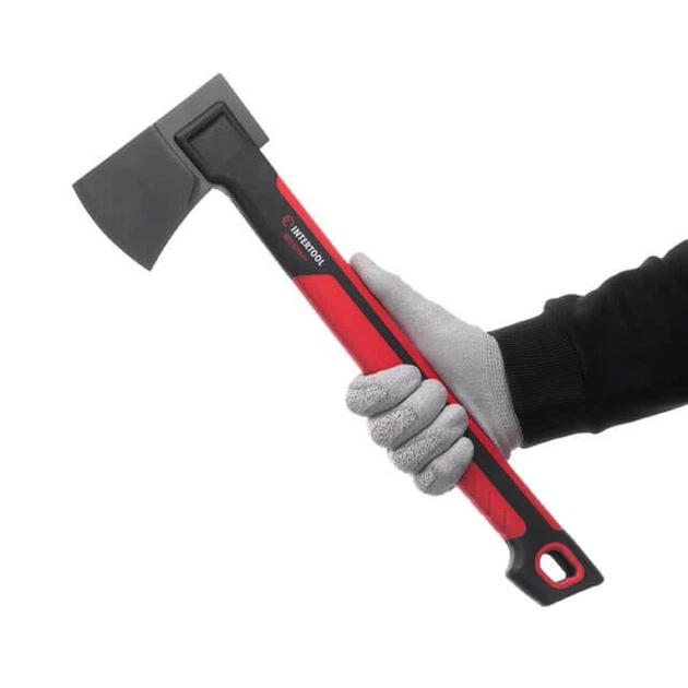 Топор, 930 г, ручка из фибергласса, INTERTOOL STORM HT-0292 - изображение 9