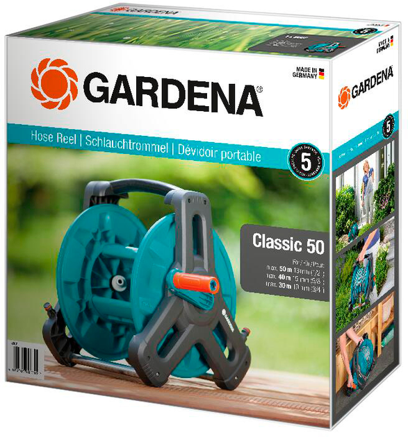 Bęben na wąż Gardena Classic 50 (08007-20.000.00) - obraz 3