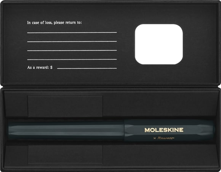 Кулькова ручка Moleskine x Kaweco Синя 1 мм Зелений корпус (8056598854862) - зображення 3