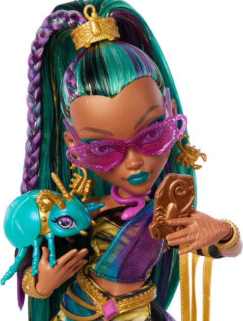 Lalka Monster High Nefera Klasyka Potworów 28 cm + akcesoria (JDR48) (194735288748) - obraz 4