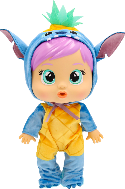 Lalka płacząca Cry Babies Disney Loving Care Stitch z akcesoriami 26 cm 11025004 (8421134927377) - obraz 3