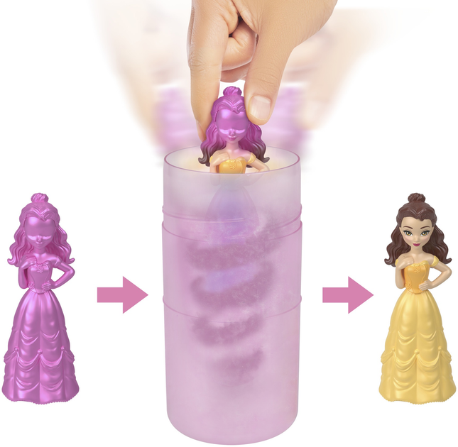 Zestaw niespodzianka Disney Princess Royal Color Reveal z mini lalką księżniczką (HMK83) (194735130016) - obraz 10
