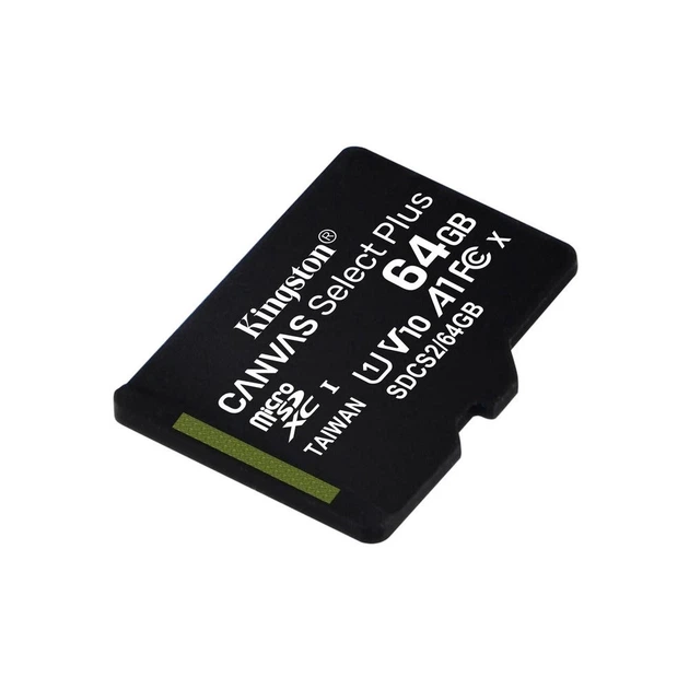 Картка пам'яті Kingston microSDXC 64 GB Canvas Select Plus Class 10 UHS-I U1 V10 A1 (SDCS2/64GBSP) - зображення 2