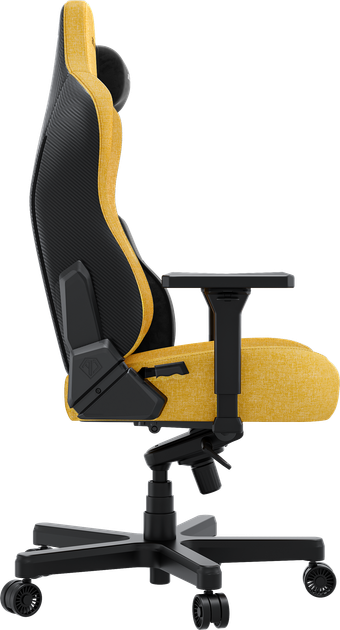 Fotel gamingowy Anda Seat Kaiser 3E XL Bright Yellow Fabric (AD23YC-XL-09-Y-CF-Y01) - Zdjęcie 4 Fotel gamingowy Anda Seat Kaiser 3E XL Bright Yellow Fabric (AD23YC-XL-09-Y-CF-Y01) - obraz 4