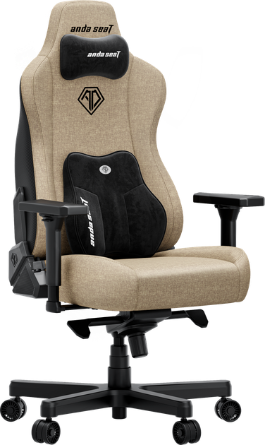 Fotel gamingowy Anda Seat Kaiser 3E XL Dark Beige Fabric (AD23YC-XL-09-H-CF-H01) - obraz 2