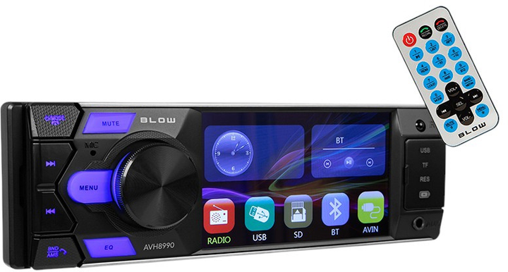 Radio samochodowe Blow AVH-8990 4" (78-336#) (5900804128434) - obraz 1