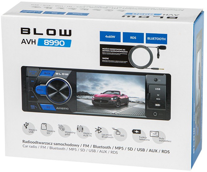 Radio samochodowe Blow AVH-8990 4" (78-336#) (5900804128434) - obraz 5