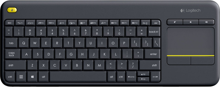 Klawiatura bezprzewodowa Logitech K400 Plus Wireless Black (920-007151) - obraz 1
